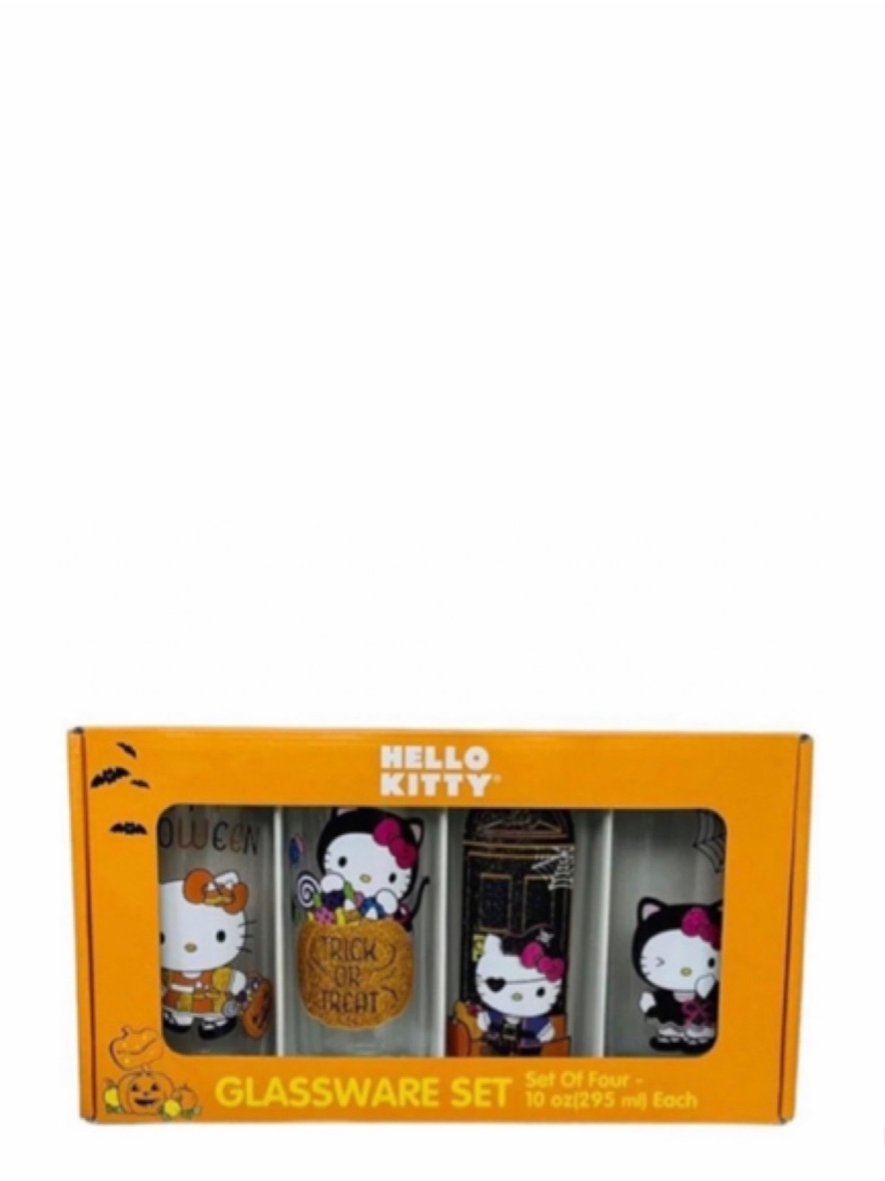NEW Hello Kitty Halloween Glassware Set